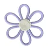 Tapisseries tissées fleurs de marguerite décoration murale pendentif Boho décor artisanat fleur pour appartement intérieur dortoir pépinière mariage