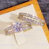 バンドリングHuitan Hot Fashion Set Rings Women for Weddingアクセサリー