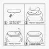 9D Film Glass For Xiaomi Mi Band 8 7 Pro Process Protector Miband 6 5 4 Smart Watchband Film ochronny (nie szkło)