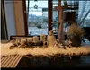 Table Runner Modern Small White Faux Fur for Party Birthday Christmas Wedding Decorative Rug yq240330