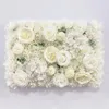 Dekorativa blommor kransar 60cmx40 cm blomma väggpaneler party bakgrund 3D siden rosblommig faux för heminredning drop leverans gard dhlh7