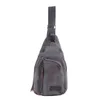new Mens Vintage Canvas Satchel Shoulder Sling Chest Pack Multifunctial Outdoor Small Shoulder Bag 877b#