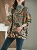 Winter Fi Knitwear Women Luxury Loose Printed Diamd Plus Size Sweaters Ladies Vintage Warm Pullover Classic Casual Jumper K2DN#