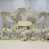 Party Decoration Props Iron Art Flower Stand Golden Hollow Out Main Table Arrangement Road som leder till scenen No Drop Delivery Home DHMJF