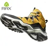 Buty fitness Rax Turing Boots Men Wodoodporne zimowe futra śnieżne wyściełaj lekkie trekking ciepłe trampki na zewnątrz góry