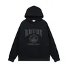 designer hoodie rhude hoodies Letter Print Lange mouw Mode Heren Dames Sweatshirts Luxe trui Hiphop hoodies Luxe merktruien sportpakken