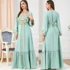 Roupas étnicas Jellaba Hijab Lady Dress Muçulmano Longo Retro Solto Vintage Luxo com Zipper Turquia Maxi Party Islam Robe no Ramadan Dr Dh1Jx