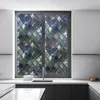 Window Stickers Mosaic Casement Frosted Film gjord av hållbart PVC -material Static Cling Glass Sticker Non Adhesive erbjuder bra