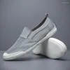 Casual Shoes Men Mens Canvas for Fashion Flats Mand Men's Driving Sneakers#23620
