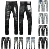 Purple Brand Mens Jeans Pantalon de mode Streetwear Ripped Long