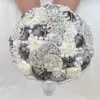 Flores de casamento buquê de strass fornecimento transfronteiriço estilo coreano cheio de diamantes noiva nupcial
