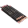 12PCS Makeup Lip Lip Line Lip Line Pencils 12 Coloers Lip Chaping for Women Lady Pack Set 240323