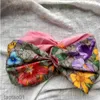 Designer 100% Silk Cross pannband Kvinnor Girl Elastic Hair Bands Luxury Retro Turban Headwraps Gifts Flowers 2isqytvlh