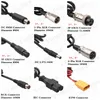 58.8V 4A litiumbatteriladdare för 52V 14s elektrisk skotercykelladdare Whit DC/XLR/GX16/RCA -kontakt