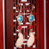 Boucles d'oreilles pendantes Fashioa plaqué or bleu gland femmes cadeau d'anniversaire plage bijoux nobles