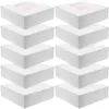 Ta ut containrar Cake Box Portable Container White Treat Boxes Small For Gifts Dessert