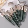 Kits 14pcs Make -up Pinsel Set weiche synthetische Faser Gesichtsfundament Pinsel Pinsel Lidschatten Kosmetische Pinsel mit PU -Lederbeutel