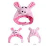 Hundklädfästeband Pet Hat Hat Dressing Accessory Justerbar Plush Bekväm vinter Varm huvudkläderdräkt för små hundar