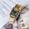 Relógio com pulseira quadrada de aço de 3 pinos Sra. Xiapi Kajia