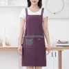 Nieuwe Waterdichte Apr Voor Vrouwen Waitr Hotel Restaurant Chef Ober Bakken Overgooier Met Zakken Thuis Keuken Uniform X5LC #