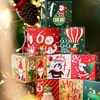 Present Wrap 24st/Lot Christmas Advent Calendar Box Kids Xmas för hemåret Favors Noel Navidad Decor 2024