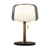 Table Lamps Simple Modern Bedside Lamp Nordic Light Luxury Decorative Bedroom Study Living Room Creative Home Glass Desk