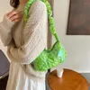 Shoulder Bags Women Padded Hobo Bag Cloud Pleatd Drawstring Quilted Crossbody Tote Girl Stylish Satchel Purse