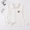 christmas Bear School Uniform Knit Sweater Embroidery Jk Japanese Style Sailor Suit Plaid Pleated Skirt Anime COS Costume Women p1Tr#