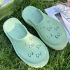 2023 Estate Marca Cinturini alla caviglia Sandali da donna Sottopiede 5 cm Pantofole casual alla moda Sandali da spiaggia Donna Tacchi alti Scarpe perforate Pantofole firmate