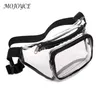 Marsupi Borsa da petto trasparente unisex con tracolla regolabile Borsa versatile in PVC a tracolla casual Giochi sportivi per festival