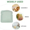 Plates Toast Box Leakage-proof Bread Storage Portable Sandwich Container