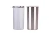 20oz Sublimation Skinny Tumblers tasse blanche vierge avec couvercle paille tasse à boisson en acier inoxydable tasse à café d'eau isolée sous vide mer sh8403519