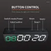 Bordklockor Gym Timer Countdown/Up Stopwatch USB laddningsbar bärbar för träningshem Garage Fitness