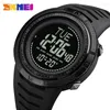 Orologi da polso SKMEI Moda Outdoor Sport Orologio da uomo Multifunzione Bussola Orologi Allarme Chrono 5Bar Impermeabile Digitale Reloj Hombre 2147