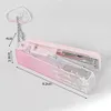 Stapler Stapler Portable Stapler Compact Compact Eco-Firedly Stapler Portable Office Schools مع سلسلة معلقة Mini