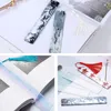 Baking Tools 6 Pcs/Set 5.7 Inch Rectangle Silicone Bookmark Mold DIY Mould Making Epoxy Resin Jewelry Craft Transparent