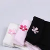 Cott Sakura Broidered chaussettes pour filles JK Uniform School Dr mignon bas sur bas de cerisiers