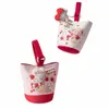 Miniso Mikko Mian Mian Strawberry Dumpling Series Tote Bucket Bag R1ka#