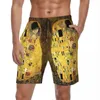 Men's Shorts Klimt Art Board Summer Water Serpents II Sports Fitness Short Pants Quick Dry Y2K Funny Plus Size Swim Trunks