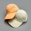 Ball Caps Outdoor Sticker Letter Quick Drying Baseball Hats Men Women Simple Breathable Couple Sunshade Sport Versatile Snapback