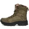 BETOOSEN Herren Winter wasserdichte Schneewanderstiefel Hiker Mid Backpacking Warm Pelzgefüttert Fitnessschuhe