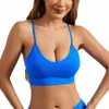 Yoga roupa esportes sutiã mulheres fitness top sem costura sem anel de aço correndo anti flacidez ginásio colheita push up sexy esporte roupa interior