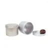 Bouteilles de stockage 36pcs or argent aluminium bougie boîtes 100ml crème conteneurs 65x50mm accessoire cosmétique cheveux cire pots étain métal fleur thé