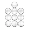 Vaisselle 10Pcs Mason Flower Jar Insert Grids Couvercle en acier inoxydable