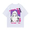 Японский Carto Anime Otaku Hentai Senpai Футболка с графическим принтом Fi Harajuku Повседневная футболка с коротким рукавом размера плюс для женщин r9PR #