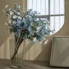 Dekorativa blommor simulering enstaka romantiskt vardagsrum sovrum bb ornament pografi props falska