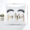 Pillow Christmas Series Bronzing Comfortable Linen Polyester Home Decorative Pillows Cover For Pillowcase