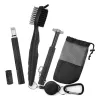 Aids Golf Club Cleaner Kit, Retractable Golf Brush And 2 Golf Club Groove Sharpener For U & VGrooves, Golf Club Cleaning Kit