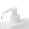 Dispensador de sabão líquido criativo caracol design limpador facial organizar garrafa shampoo chuveiro gel e loção garrafas de armazenamento 120ml