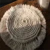 Tapetes de mesa Macrame Trivet Handmade Cotton Round Pot Holder